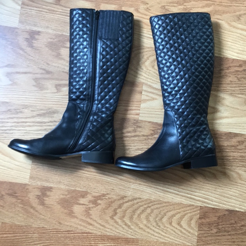 VANELI black leather boots